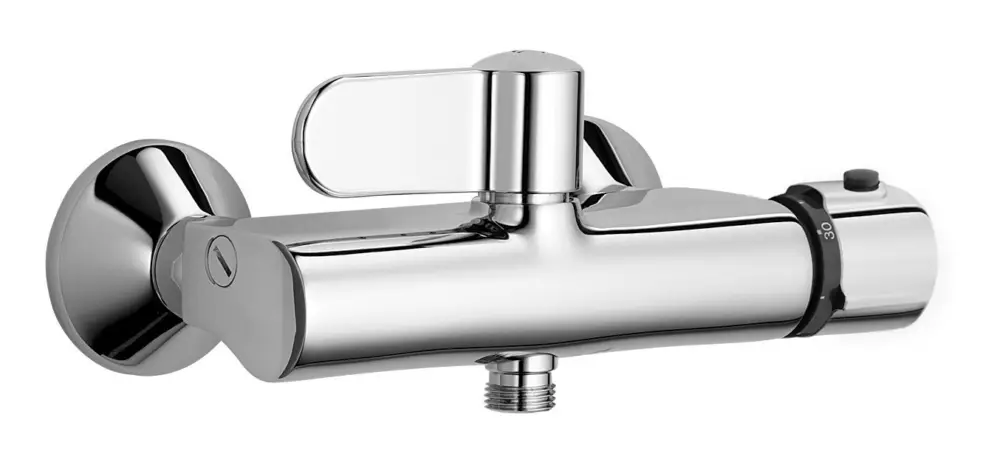 Beliebt Hansa Hansatempra Brause-Thermostat-Batterie (G1/2) für Wandaufbau mit Verbrühschutz