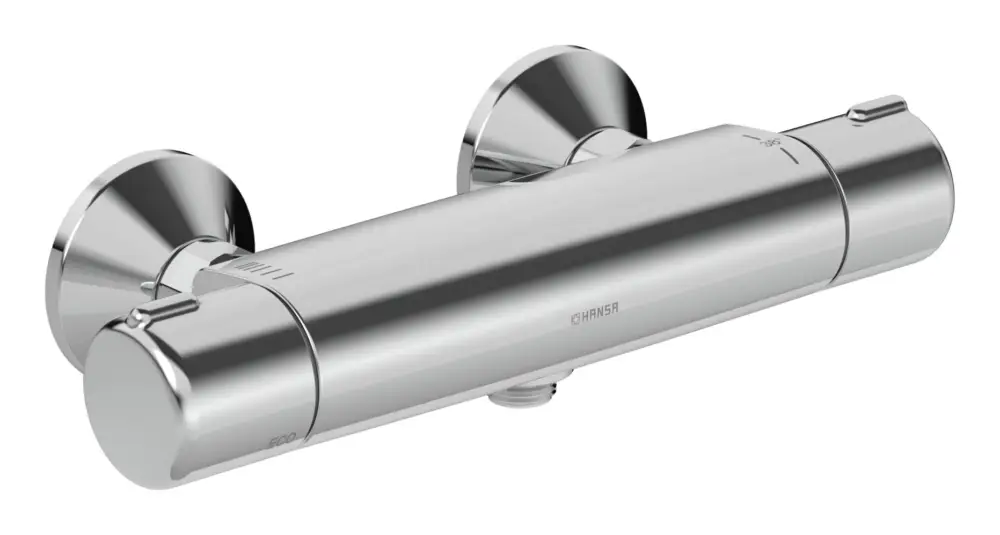 Hansa Hansamicra Brause-Thermostat-Batterie (G1/2) für Wandaufbau mit Verbrühschutz ohne Vorabsperrung Top-Seller