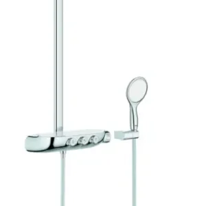 Bestpreis Grohe Rainshower SmartControl Duo 360 Duschsystem mit Thermostatbatterie Ausladung 500 mm - Chrom