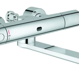 Beliebt Grohe Eurosmart Cosmopolitan E Infrarot-Elektronik für Waschtisch Wandarmatur mit Thermostat Netzbetrieb - Chrom