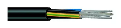 Gummischlauchleitung H07RN-F2x1 qmm, schwarz, 50 m(Verpackungseinheit: 50Meter) Sonderaktion