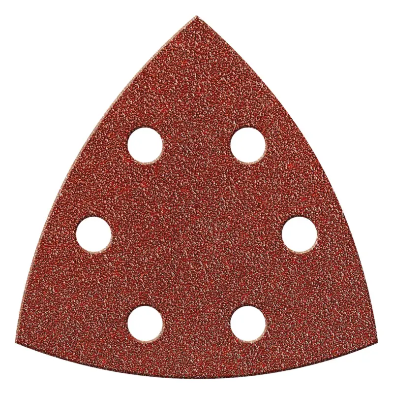 Knallerangebot Fortis Klettschleifblatt Dreieck 6 Stück 94 mm K180 Korund 6-Loch
