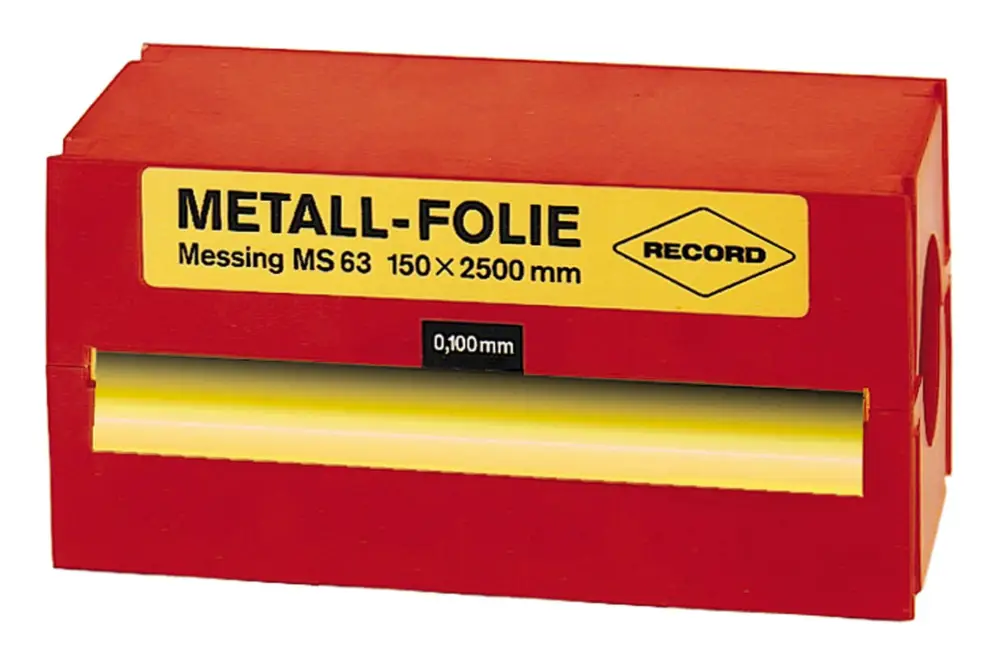 Record Metallfolie Stahl rostfrei 150 x 2500 x 0,025 mm Must-Have