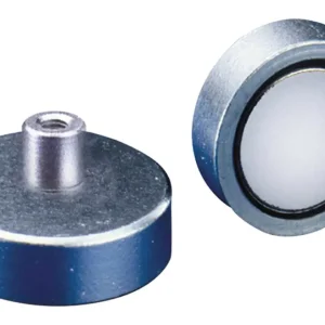 Highlight Beloh NdFeB-Flachgreifer Neodym Magnet mit Gewinde 20 x 6 / 13 mm