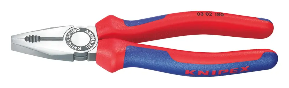 Knipex Kombizange poliert 200 mm mit Mehrkomponenten-Griff Abverkauf