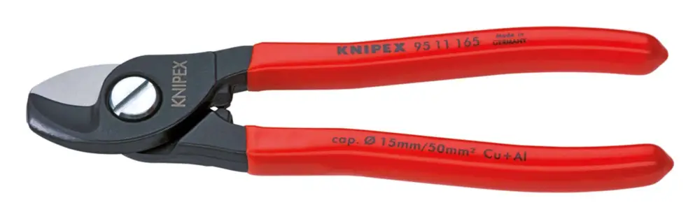 Knipex Kabelschere 165 mm mit Kunststoff Griff Rabatt