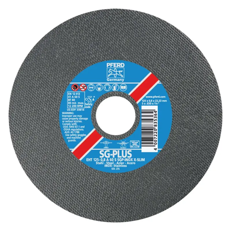 Versand Am Gleichen Tag Pferd Trennscheibe A60SSGP-INOX 115 x 0,8 mm X-Slim