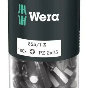 Wera Bit 1/4" Din3126 E6,3 PZ 1 x 25 mm 100er Pack Saisonangebot