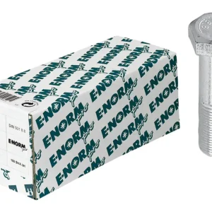 Aktuell E-NORMpro Sechskantschraube / Maschinenschraube DIN 931 8.8 galvanisch verzinkt M16 x 80 mm(Verpackungseinheit: 25Stück)