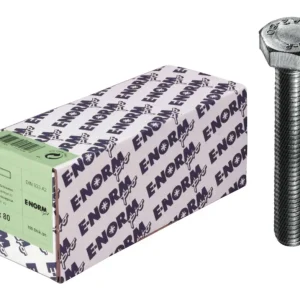 Direktkauf E-NORMpro Sechskantschraube / Maschinenschraube DIN 933 Edelstahl A2 M6 x 20 mm(Verpackungseinheit: 200Stück)