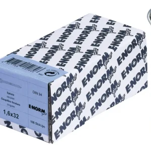 Super-Preis E-NORMpro Splint DIN 94 Stahl galvanisch verzinkt 4 x 32 mm(Verpackungseinheit: 50Stück)