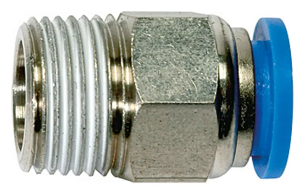 Jetzt Kaufen Riegler Gerade Steckverschraubung Blaue Serie R1/2" Außengewinde Kunststoff D6
