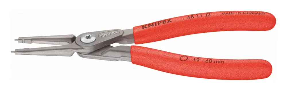 Knipex Sicherungsringzange gerade J 1 grau atramentiert Günstig