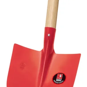 Markenprodukt Idealspaten Frankfurter Schaufel mit Eschenstiel rot Größe 5 Diamant-Poinier