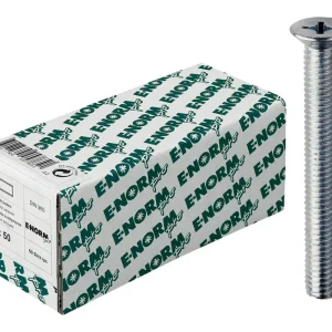 Wochenendangebot E-NORMpro Senkkopfschraube DIN 965 4.8 Kreuzschlitz H galvanisch verzinkt M3 x 30 mm(Verpackungseinheit: 100Stück)