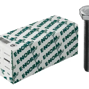 Abverkauf E-NORMpro Sechskantschraube / Maschinenschraube DIN 933 8.8 galvanisch verzinkt M10 x 70 mm(Verpackungseinheit: 100Stück)