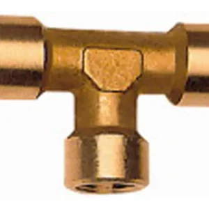 Super-Preis Riegler T-Stück / Messing G 3/8" Innengewinde / Innengewinde / Innengewinde