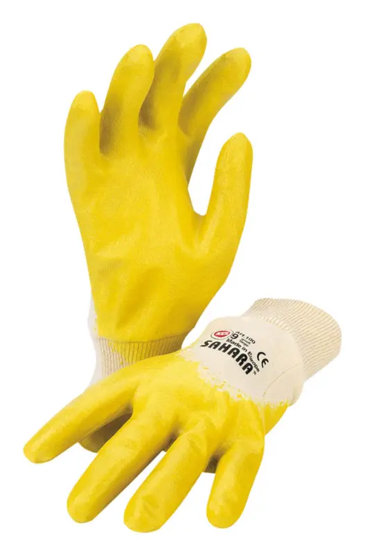 Zertifiziert KCL Handschuh Sahara 100 Größe 9 gelb(Verpackungseinheit: 10Paar)