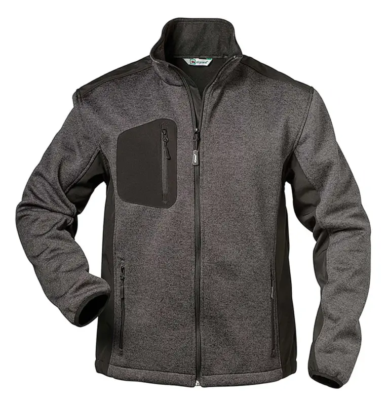Must-Have Elysee Strickjacke Innsbruck Größe L grau / schwarz
