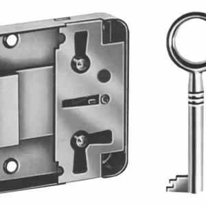 Heißes Angebot JuNie Riegelschlösser Nr.0772 vernickelt 30 mm