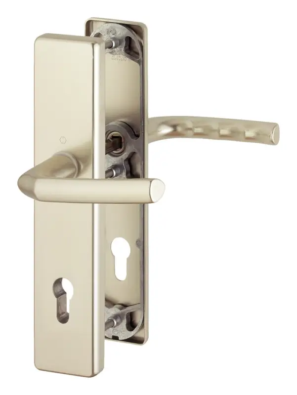 Angebot Hoppe Sicherheitsgarnitur mit Schild 1117 / 2221A / 244010 PZ -92 F2