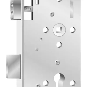 Markenprodukt KFV Zimmertür-Einsteckschloss Profilzylinder PZ Entfernung 72 mm Vierkant 8 mm D55 20rd DIN links / DIN rechts