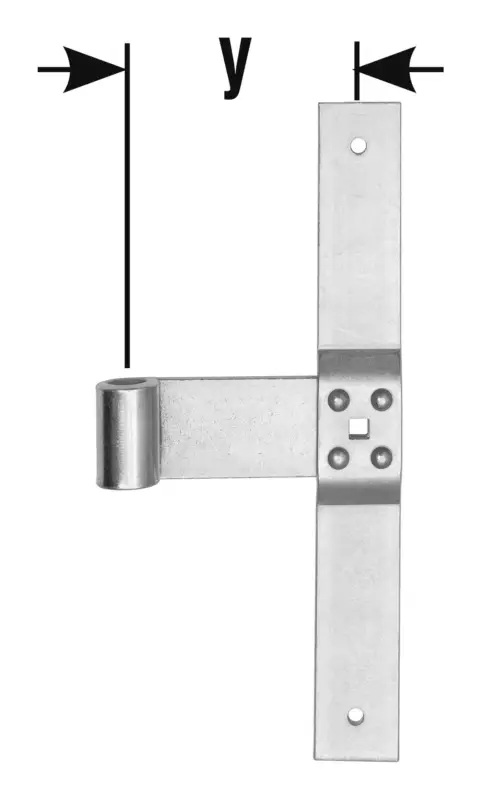 Pollmann Haustür-Mittelband D16 x 300 mm hell verzinkt Finale Aktion