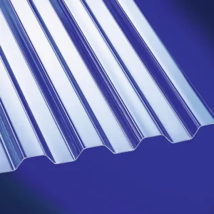 Top-Seller Premium Polycarbonat Profilplatte Trapez 76/18 1045 x 5000 x 1,3 mm - Klar