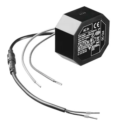 Schell Unterputz-Netzteil 100 - 240 V, 50 - 60 Hz, 9 V Schwarz Super-Preis