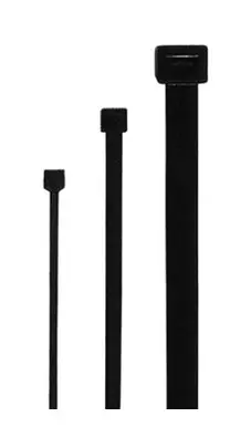 Garantierte Lieferung Cellpack Kabelbinder L200mm schwarz 3,6x1,2mm Kunststoff -40-80°C Kunststoffzunge/-nase(Verpackungseinheit: 100Stück)