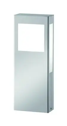 Aktuell CMD Pollerleuchte 18W IP44 Kompaktleuchtstofflampe 2G11 Edelstahl edelstahl Kunststoff opal