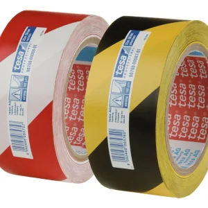 Tesa 60760 gelb / schwarz Warnband 33m x 50 mm Sale