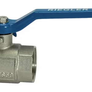 Riegler Kugelhahn valve line G 3/8" IG/IG Messing vernickelt, mit Hebelgriff Jetzt Bestellen
