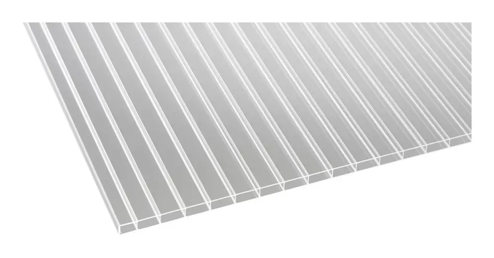 Neu Im Sortiment Premium Acryl Stegplatte 980 x 4000 x 16 mm - Klar