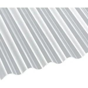 Bestseller Premium Acryl Profilplatte Glatt Sinus 76/18 1045 x 5000 x 3 mm - Klar