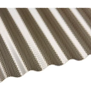 Online Kaufen Deluxe Polycarbonat Profilplatte "Die Elefantenplatte" Wabe Sinus 76/18 1045 x 3500 x 2,6 mm - Bronce