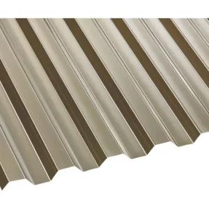 Einsteiger Polycarbonat Profilplatte Trapez 76/18 1040 x 3500 x 0,8 mm - Bronce Sonderangebot