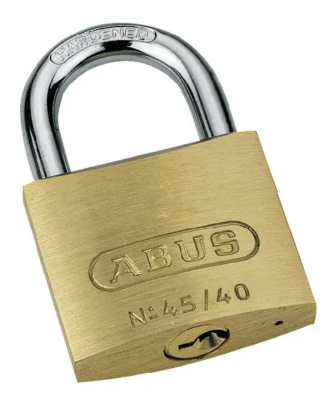 Neue Kollektion ABUS Messing-Hangschloss Nr. 45 / 45 mm