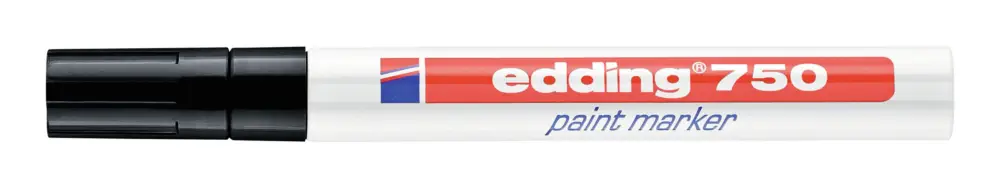 Edding Lackmarker Nr. 750 schwarz Geprüft