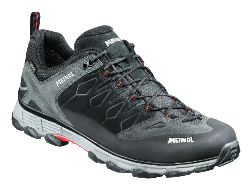 Versand Am Gleichen Tag Meindl Freizeitschuh Lite Trail GTX, anthrazit/rot, Größe 7,5(Verpackungseinheit: 1Paar)