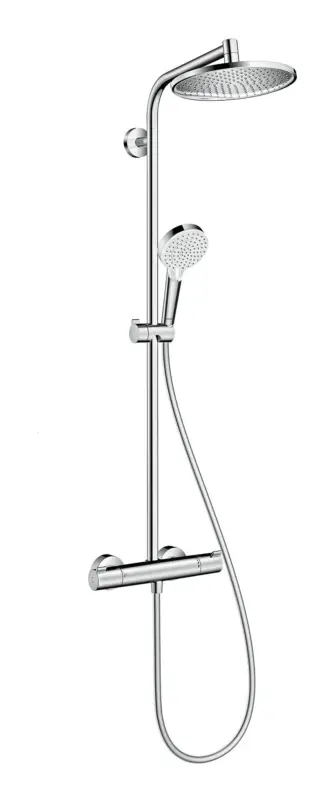 Hansgrohe Crometta S Showerpipe 240 1jet EcoSmart mit Thermostat - Chrom Sonderaktion