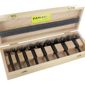 Famag Bormax-Satz im Holzkast. 8-teilig 15-50 mm Neuheit
