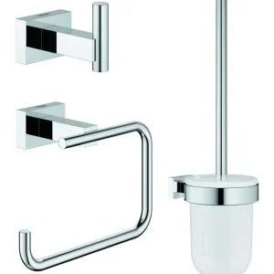 Online Kaufen Grohe Essentials Cube WC-Set 3 in 1 - Chrom
