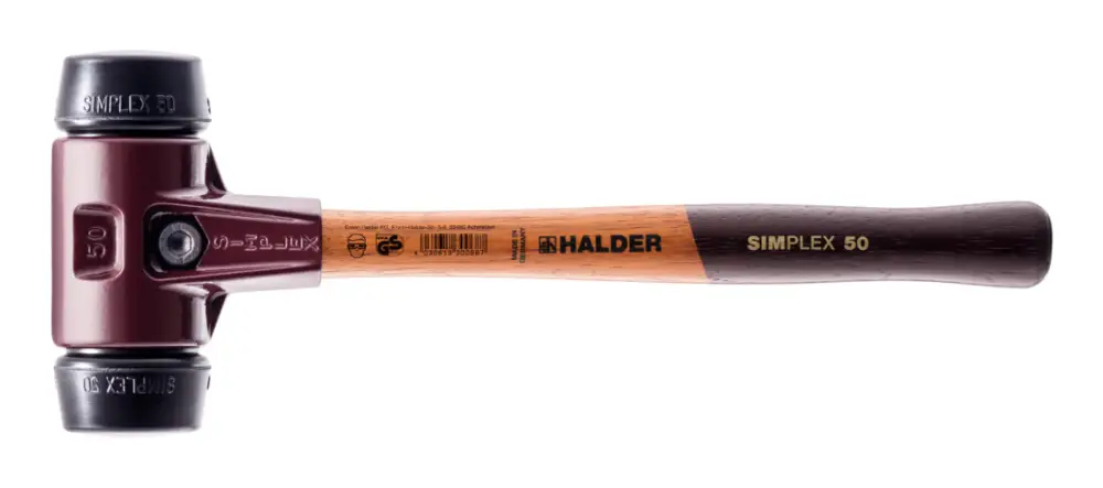 Super-Preis Halder Schonhammer Simplex 40 mm Gummi