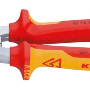 Ausverkauf Knipex Kabelschere VDE 165 mm mit Mehrkomponenten-Griff
