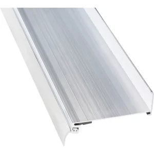 Rabatt Einsteiger Alu-Wandanschluss 115 x 3100 mm - Silber