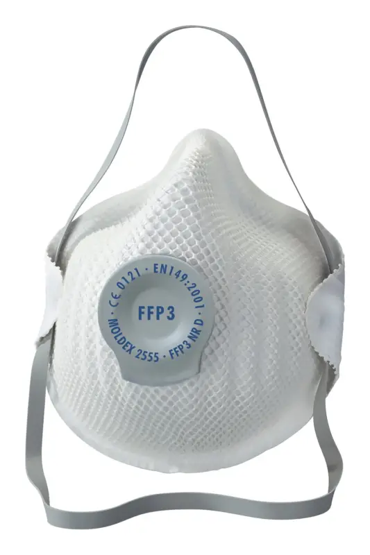 Markenware Moldex Atemschutzmaske 2555 Klassiker , FFP3 NR D(Verpackungseinheit: 20Stück)