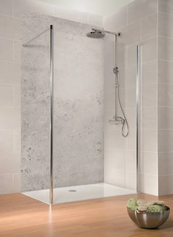 Schulte Decodesign Dekor Duschrückwand 1000 x 2550 mm - Stein grau hell Finale Aktion