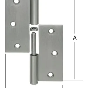 Neuheit Vormann Türscharnier 90 x 90 mm rts. RF