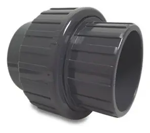Bevo PVC-U Verschraubung 50 mm Klebemuffe 16 bar Grau Nur Heute